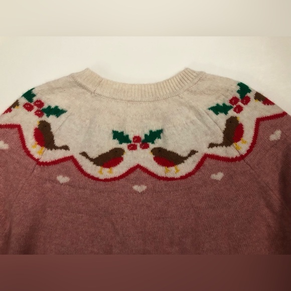 NWOT Boden Edie Holiday Fair Isle Crewneck Sweater - Picture 11 of 11